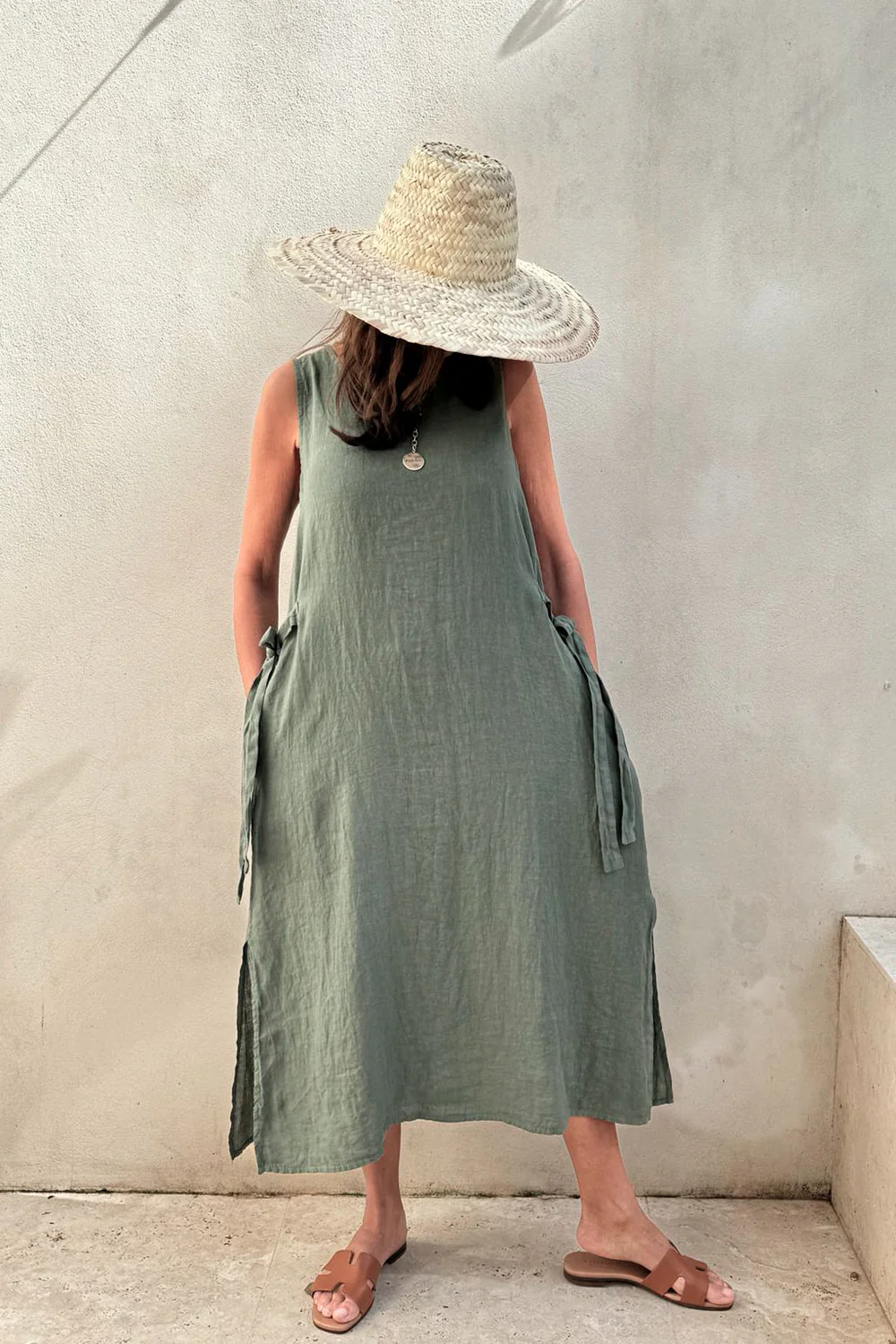 Estella Linen Dress - Bypias