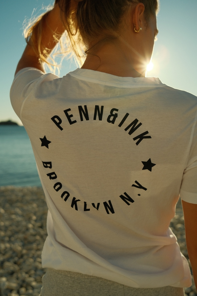 T-Shirt  white -  Penn&Ink N.Y