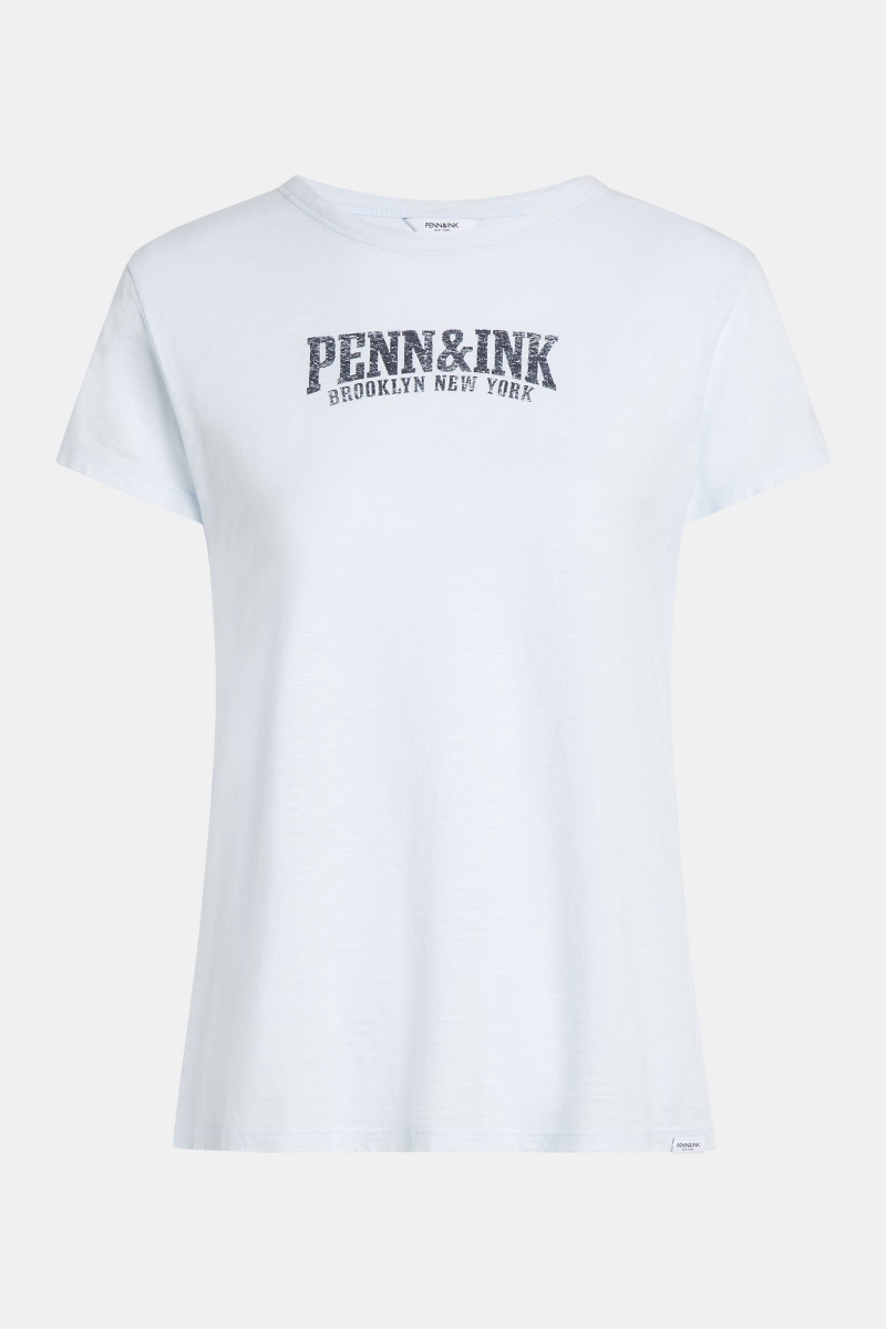 T-Shirt hellblau - Penn&Ink N.Y